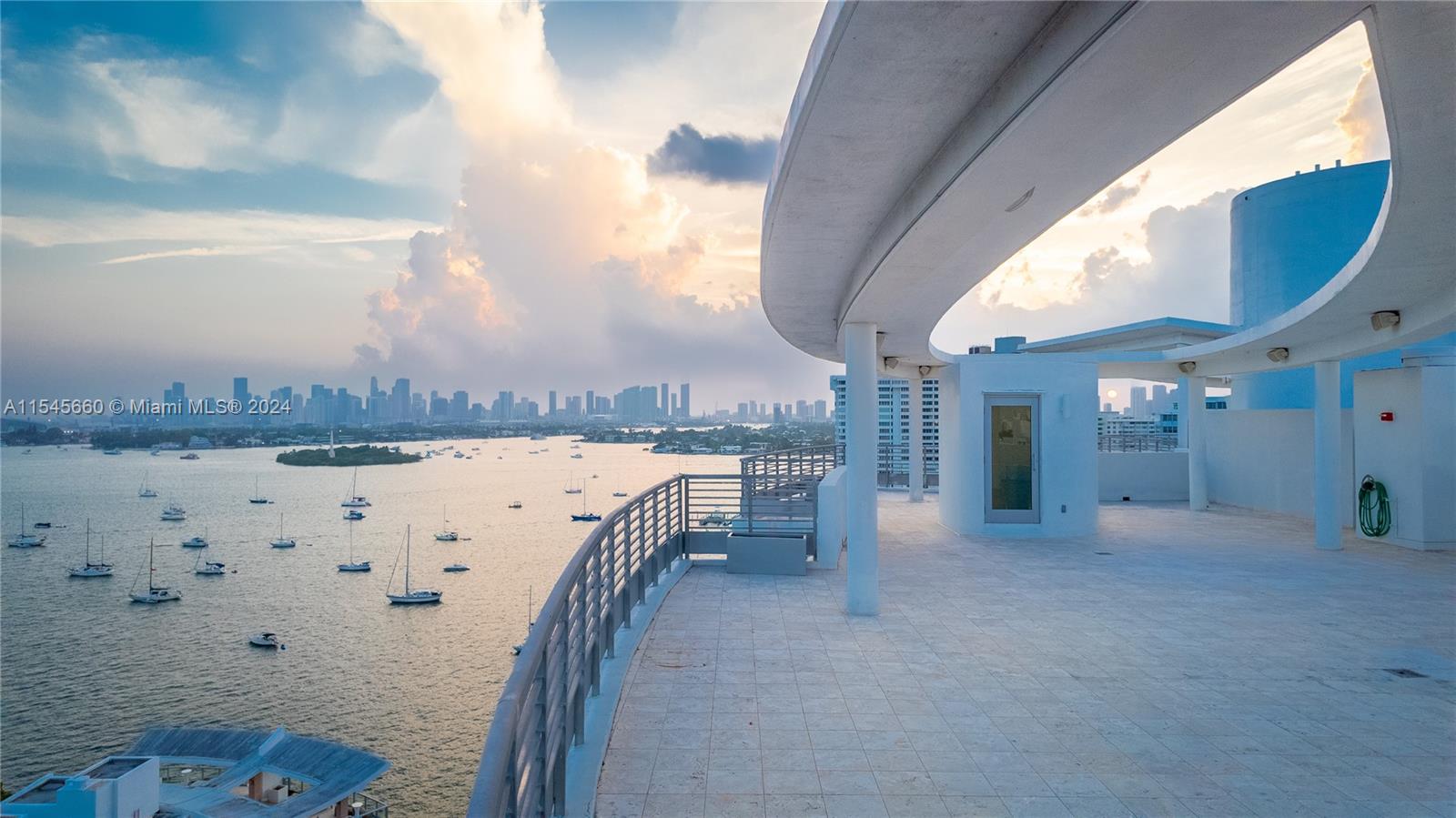 Live limitlessly at the exclusive Capri South Beach! This stunning South corner Penthouse boasts a breathtaking 270-degree view of Biscayne Bay, Downtown Miami, & of Miami Beach. With 1,919SF of pure elegance & sophistication, 11ft ceilings, & 75'Ft Boat Dock, this 2 bed, 2.5 bath PH is the epitome of luxury living. Designed w/ the entertainer's dream in mind, this unit caters to all lifestyles. The 2,400SF+/- private rooftop oasis is perfect for hosting any sized gathering. Enjoy the stunning renovated kitchen w/ Subzero & Miele, open-concept living, & separate dining room. The main bedroom is spacious, w/ walk-in closets & a spa-like bath w/ separate shower & soaking tub. Perfectly located next to shopping, dining & entertainment while still offering a peaceful place to call home!