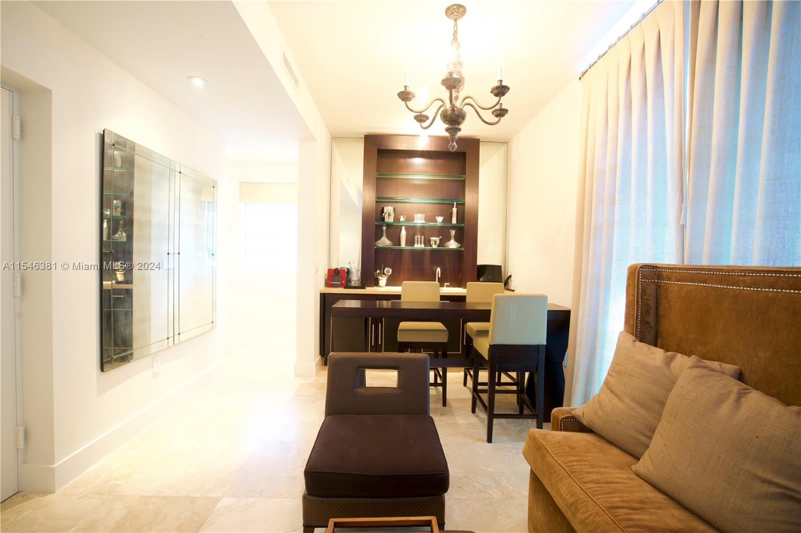 4th floor room with the wet bar and spacious roof top terrace