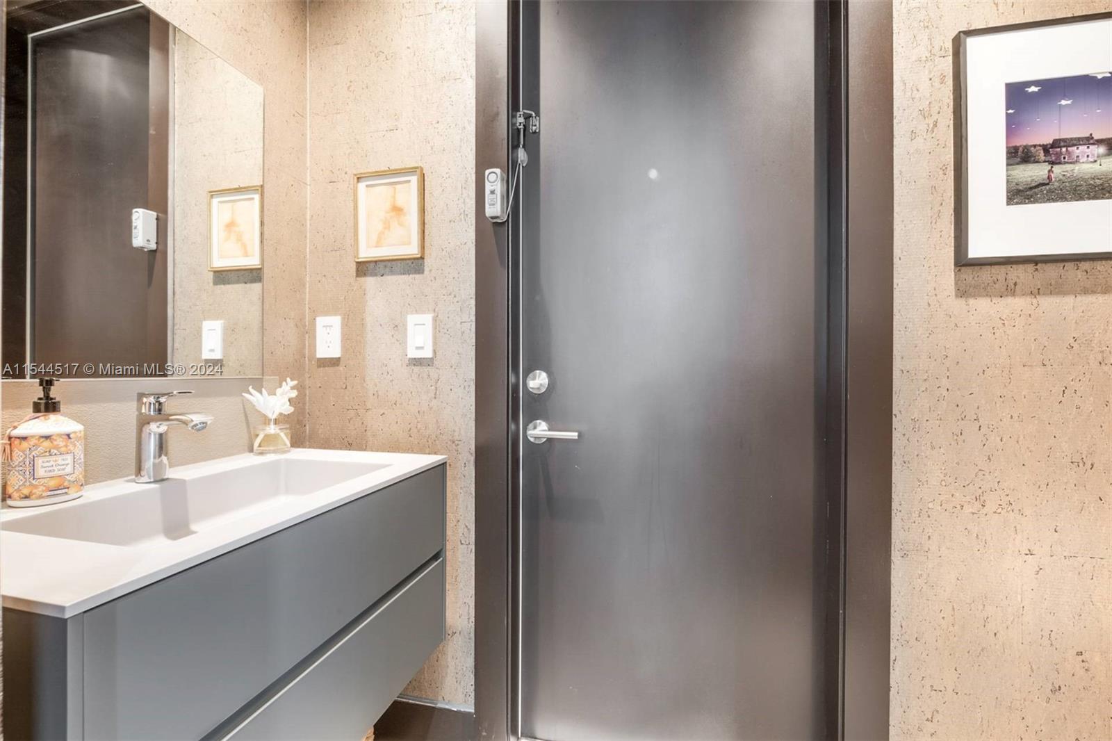 Half bathroom downstairs