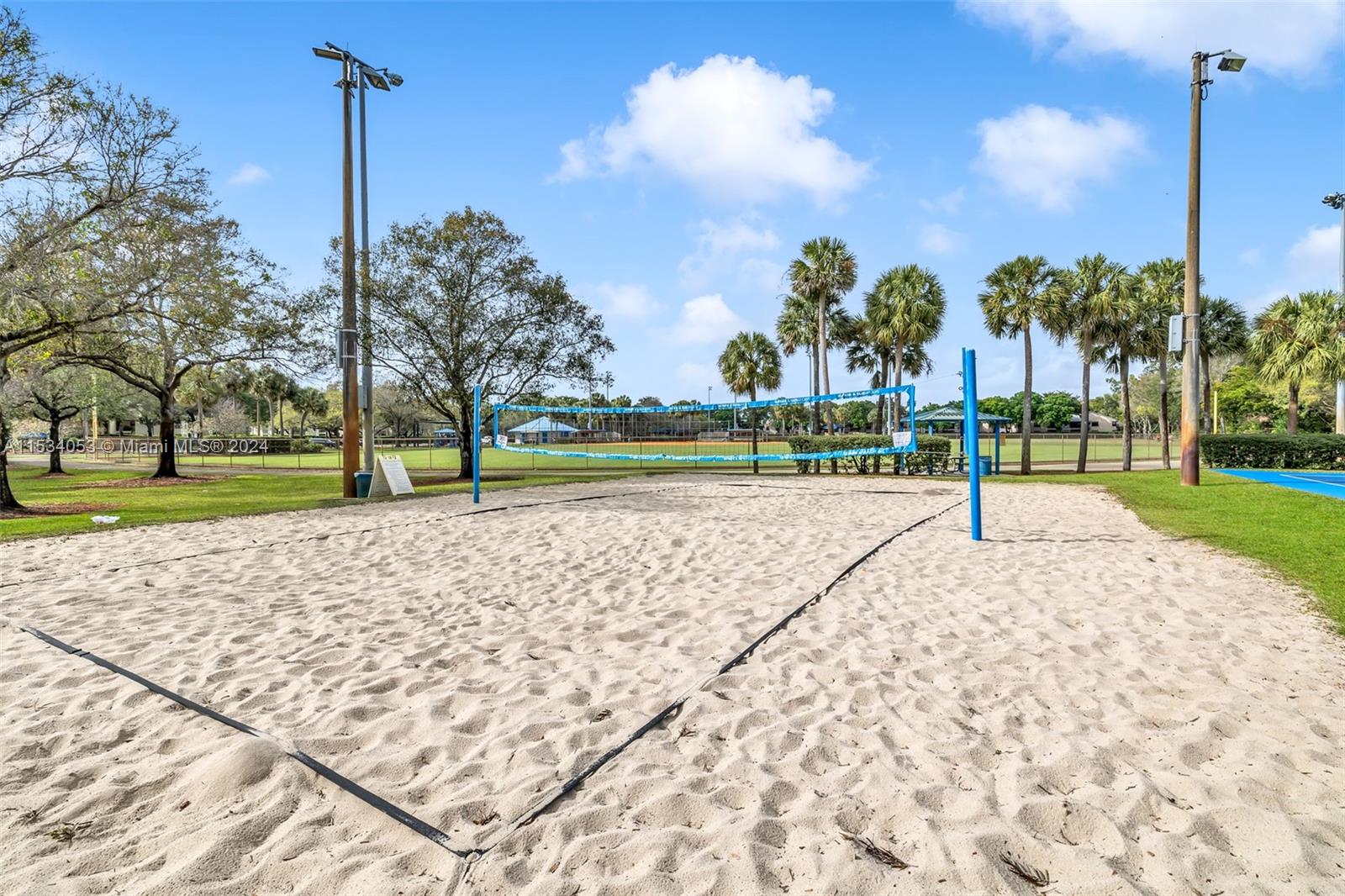 Basketball courts at park