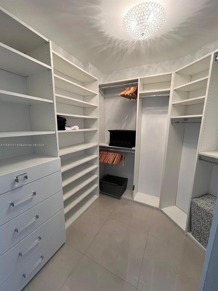 Master bedroom California walking closet