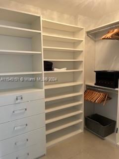 Ample California Closet in the Master Bedroom