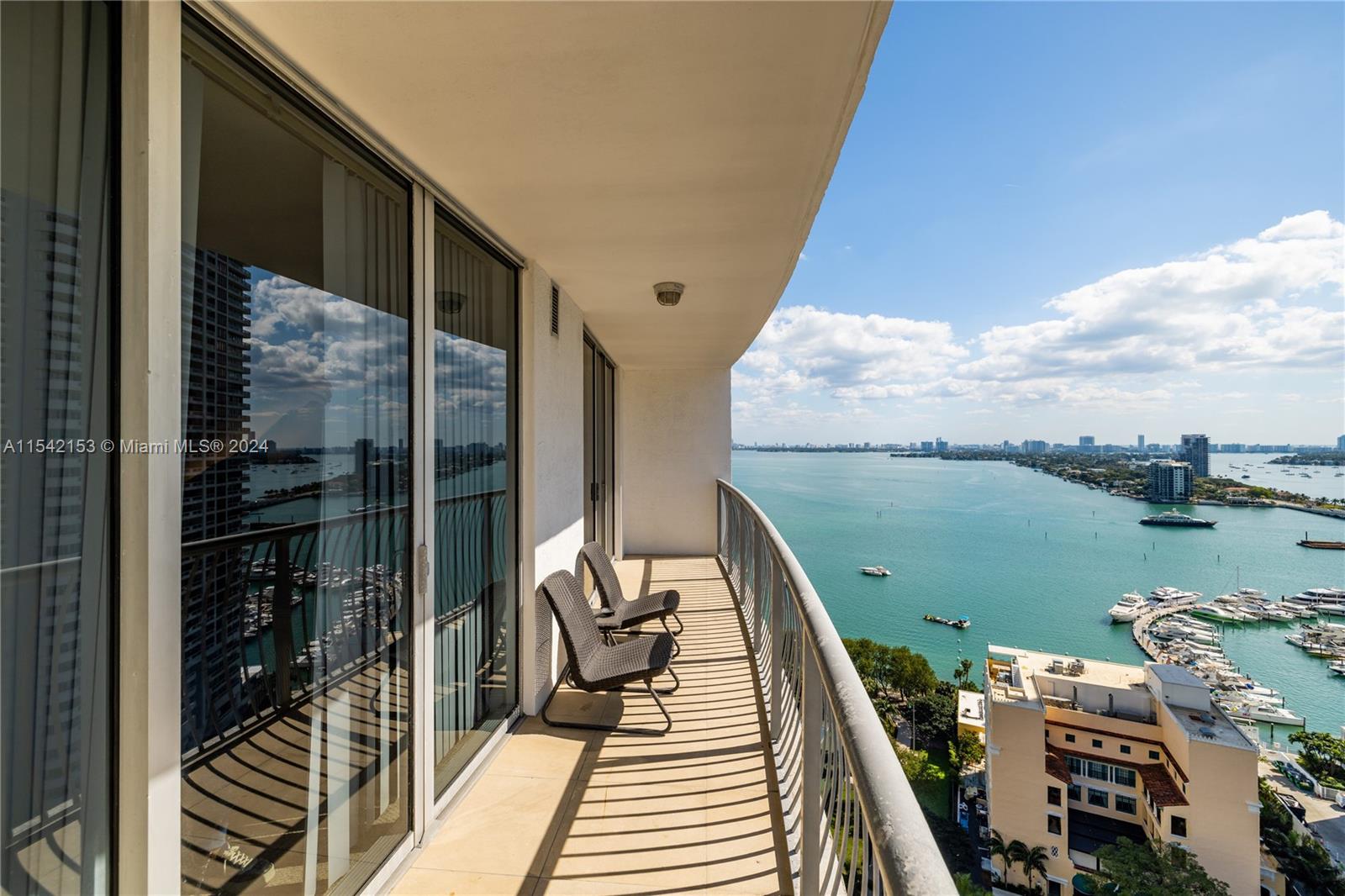 Welcome to this stunning 1-bedroom, 1-bathroom condo in the heart of Edgewater, offering breathtaking views of Miami Bay and downtown Miami. Spacious balcony accessible from both the living room and bedroom. Enjoy waking up to sunrise views over the water from the bedroom, while evenings offer a magical spectacle of downtown Miami's lights. With access to amenities including a fitness center, swimming pool, BBQ area, and business center. Be so close to the action and vibrant living of Miami, close to downtown Miami, Brickell, Wynwood, Midtown, Miami Beach, Design District, and a lot more.