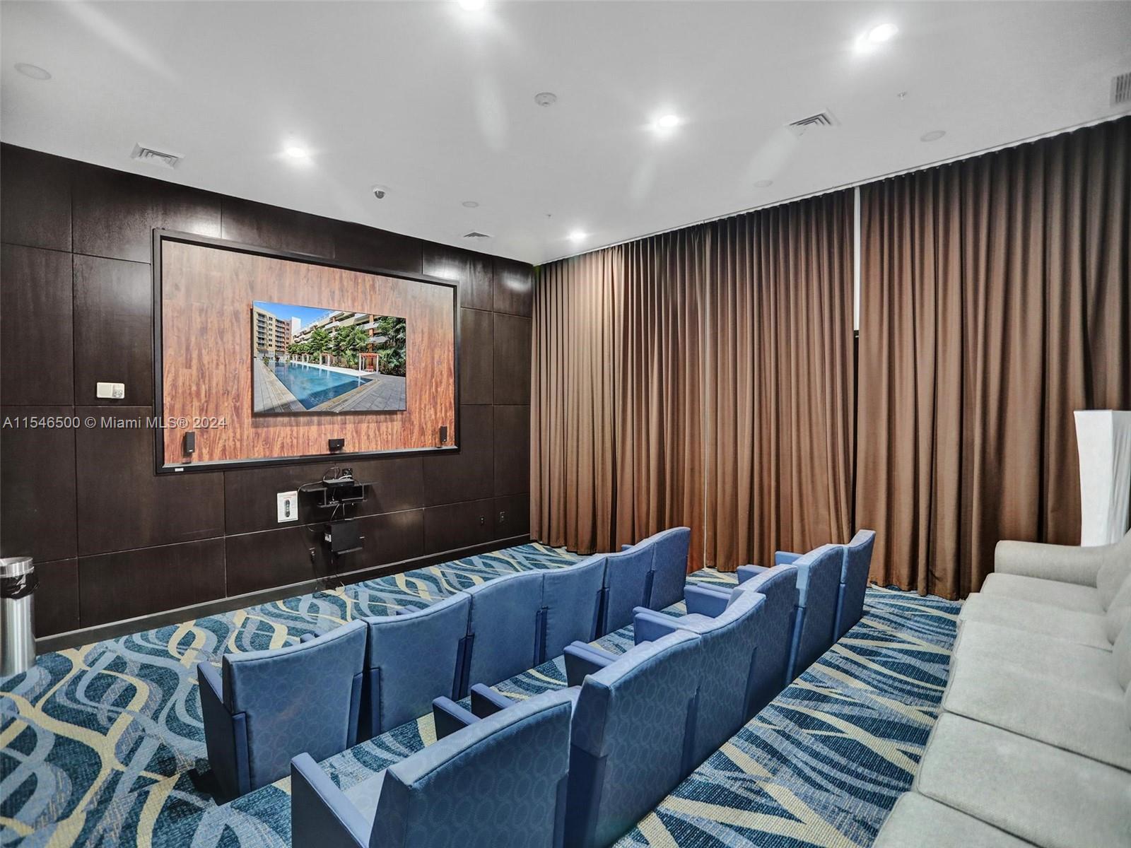 Cinema theater room