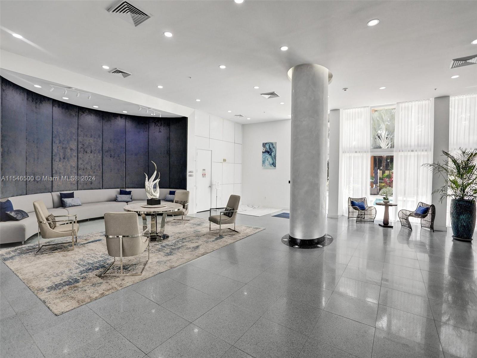 Recently upgraded lobby