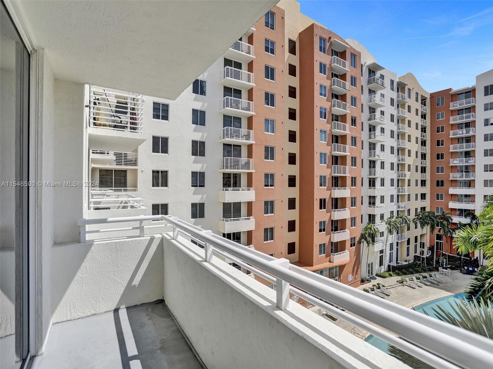 Balcony and side view