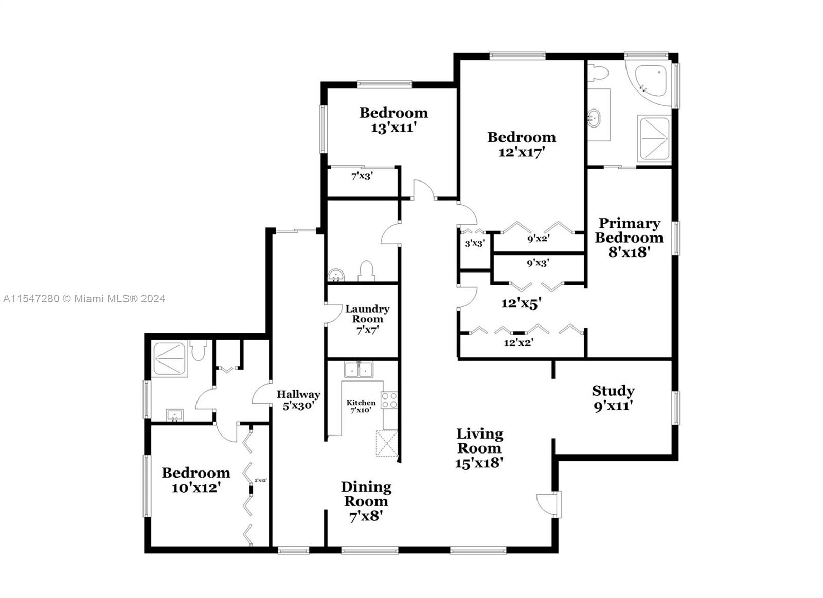 5835 SW 117th Ave, Miami, Florida 33183, 3 Bedrooms Bedrooms, ,1 BathroomBathrooms,Residentiallease,For Rent,5835 SW 117th Ave,A11547280