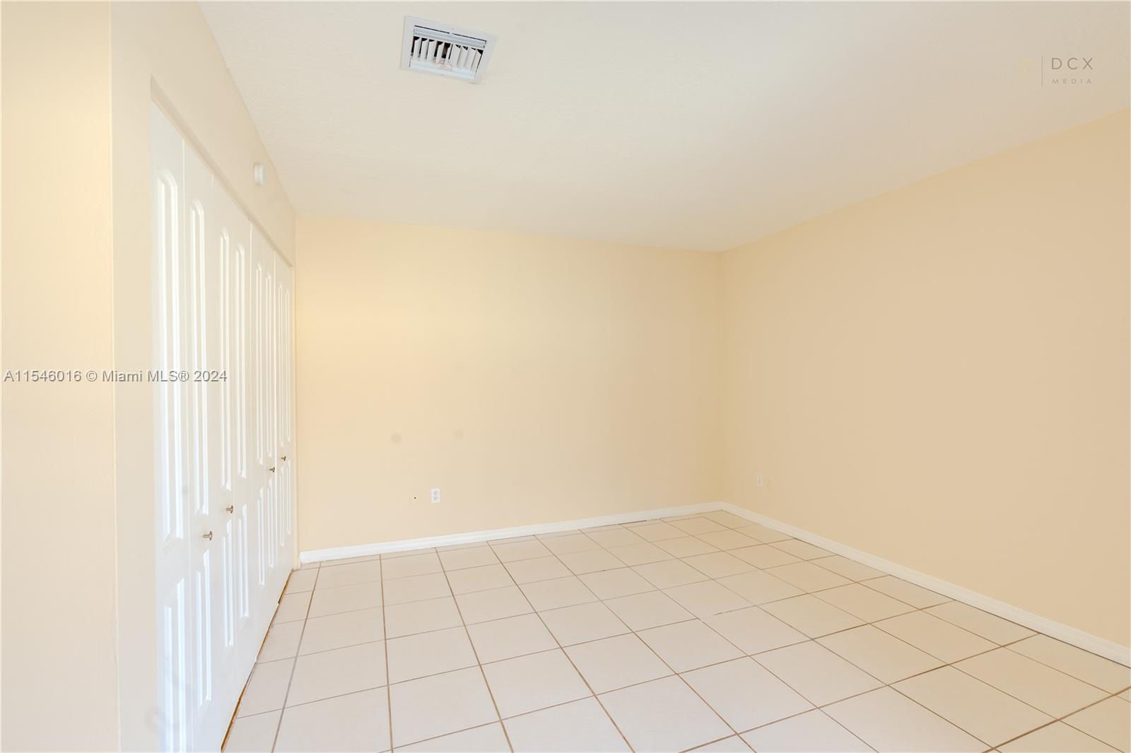 Master bedroom closets