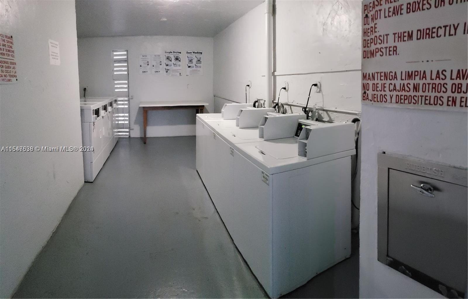 CONDOMINIUM LAUNDRY ROOM