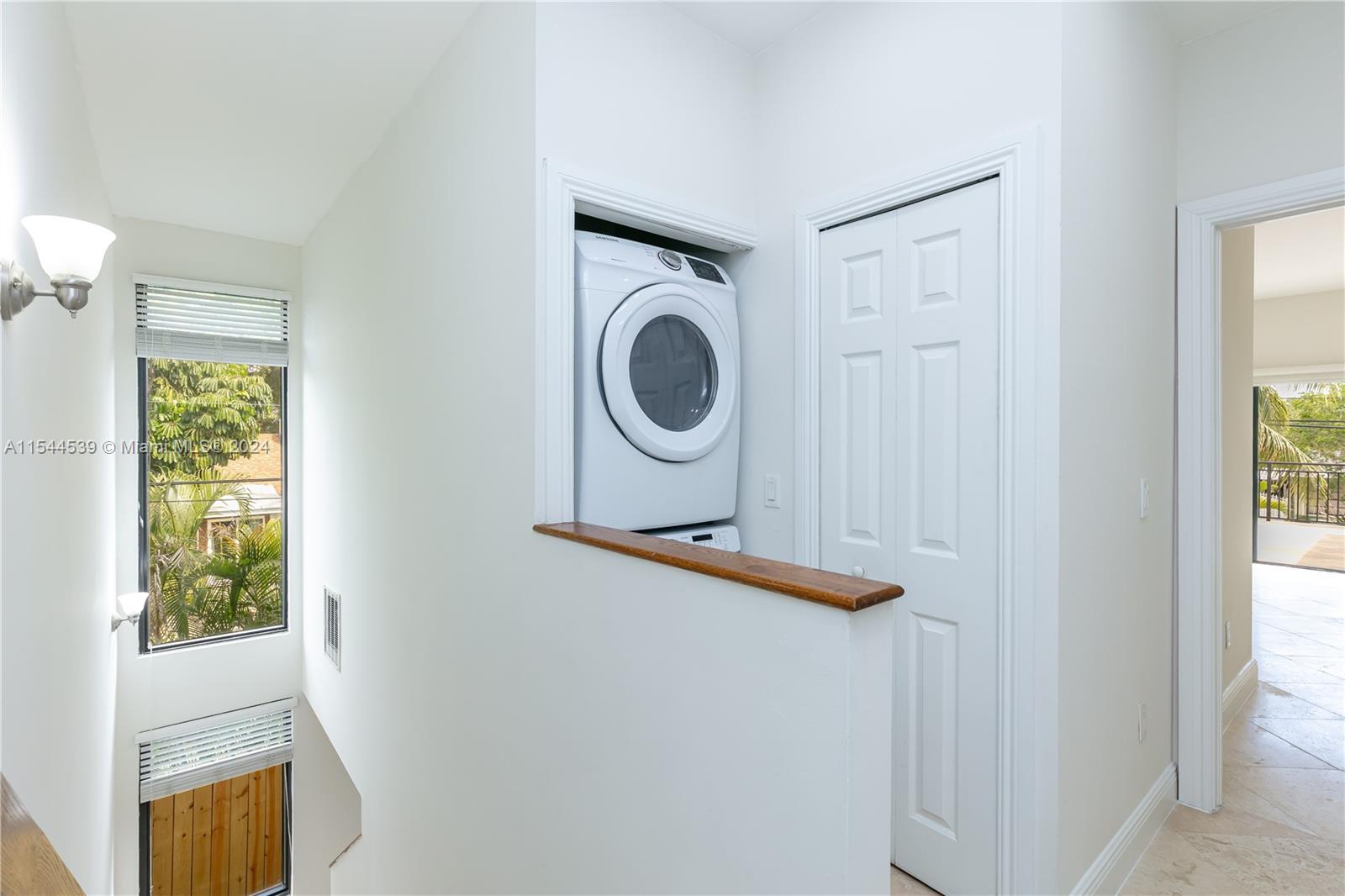 Laundry and Linen closet