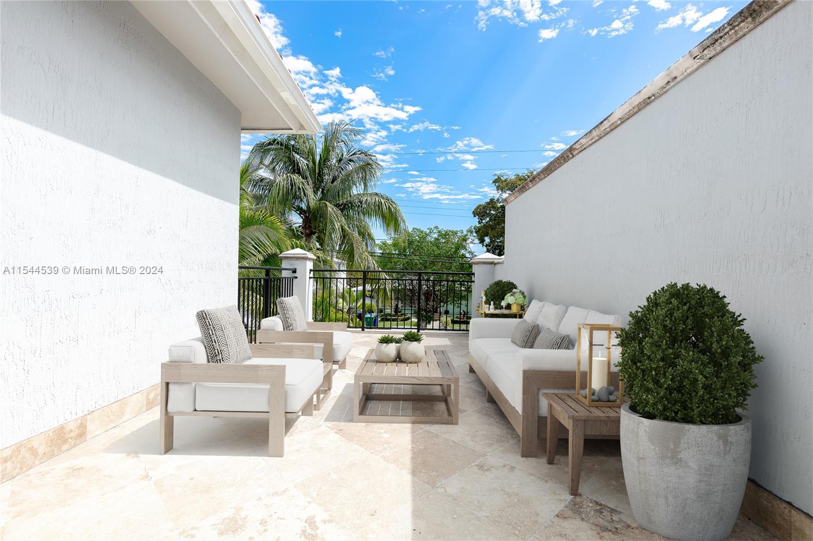 Balcony access through the master bedroom