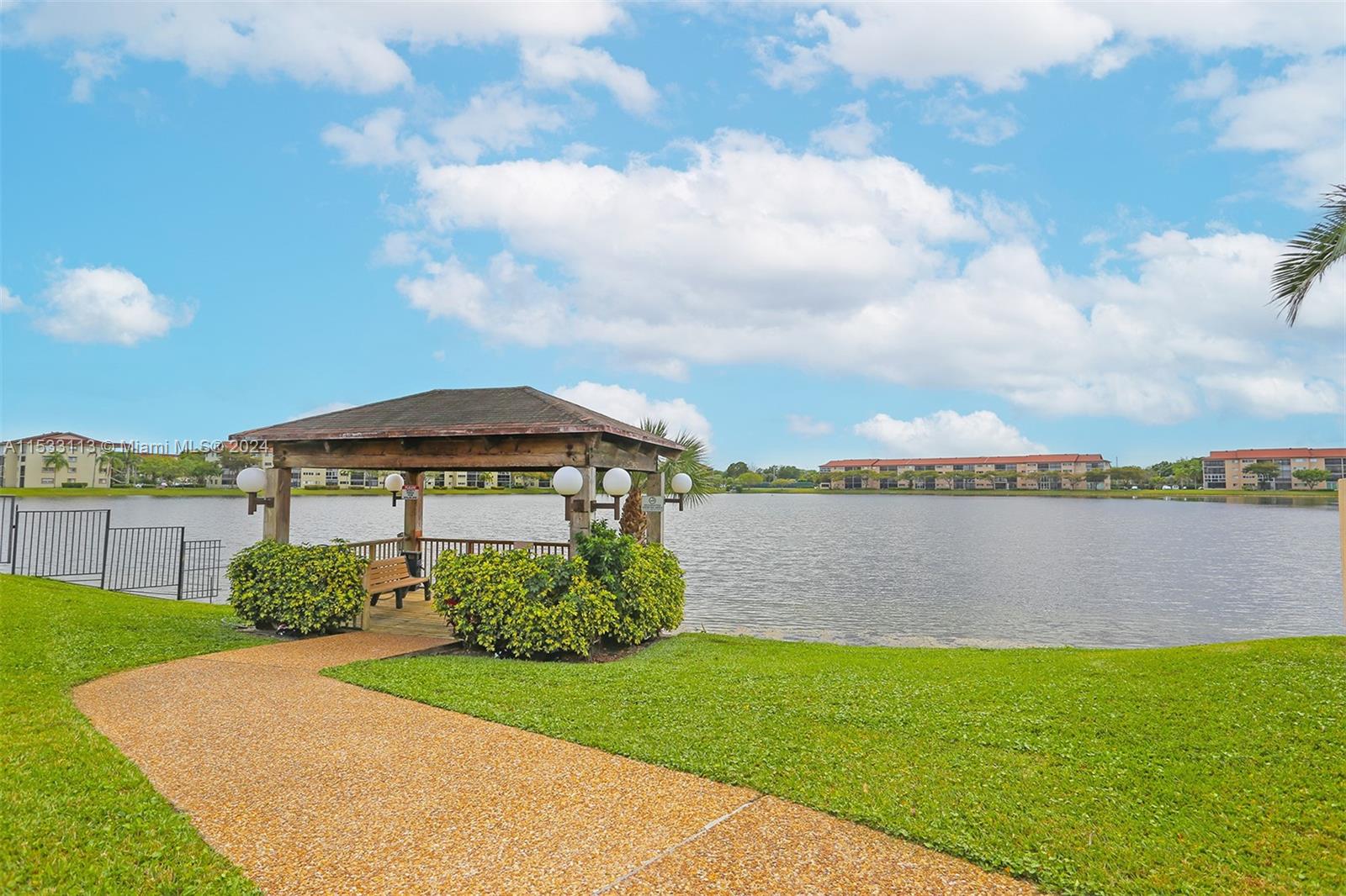 Tranquil Lakeview Seating Area