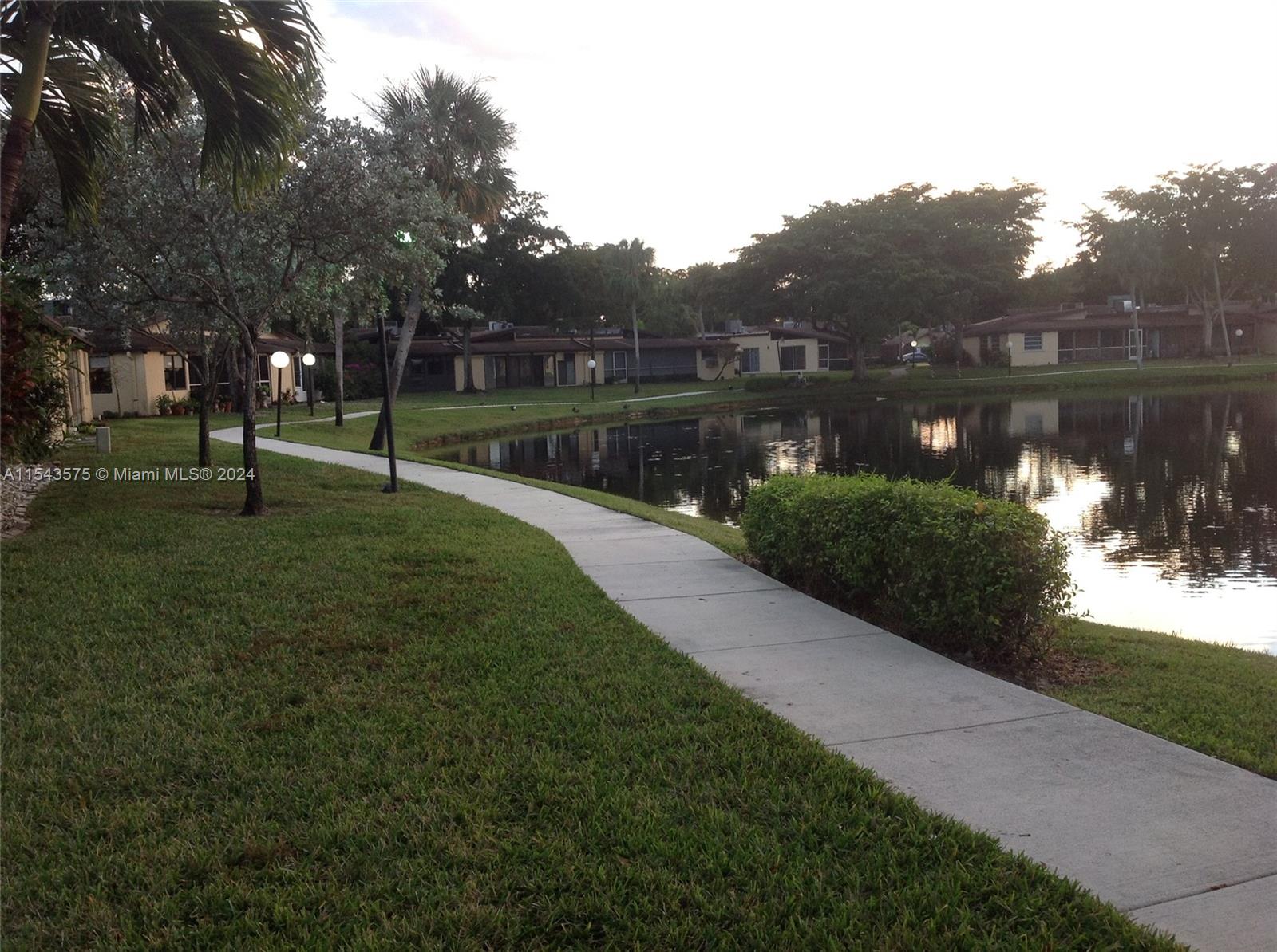 Beautiful Community Lake& Walking Path