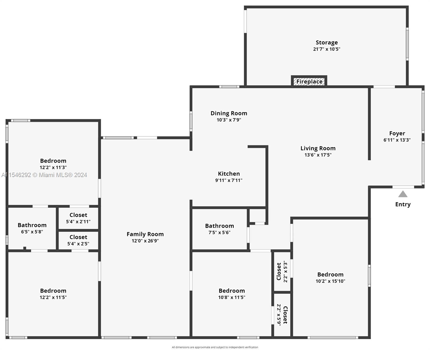 632 South Dr, Miami Springs, Florida 33166, 4 Bedrooms Bedrooms, ,2 BathroomsBathrooms,Residential,For Sale,632 South Dr,A11546292