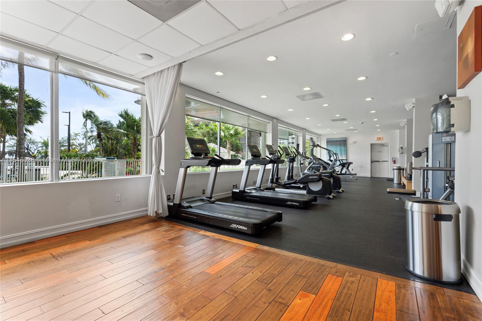 3000sq ft gym overlooking the bay