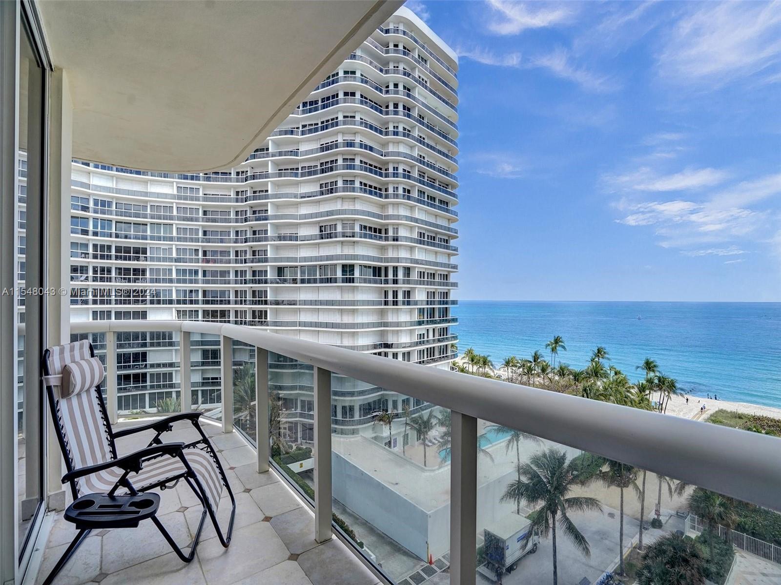 9595 Collins Ave N8-H, Surfside, Florida 33154, 2 Bedrooms Bedrooms, ,2 BathroomsBathrooms,Residentiallease,For Rent,9595 Collins Ave N8-H,A11548043