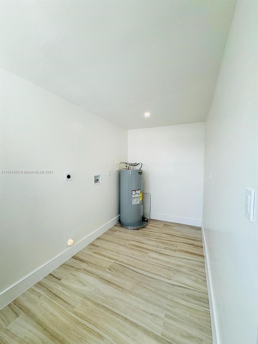 Laundry Room with Brand new Water heater