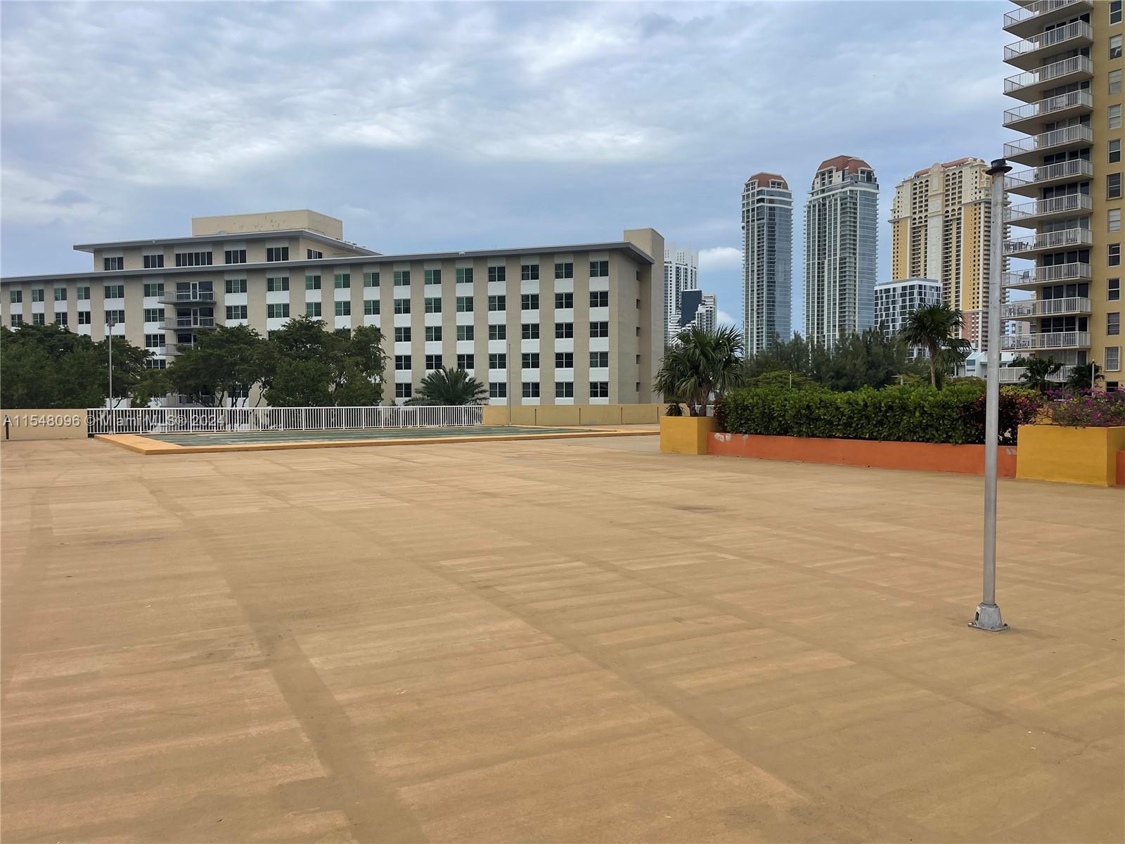 Shuffleboard on pool deck