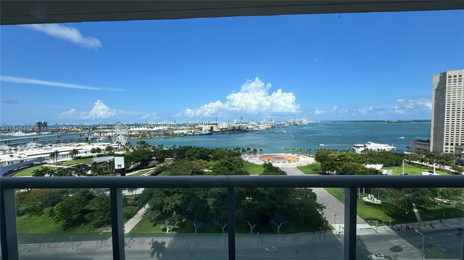 Beautifully FURNISHED 2BR+Den( Converted to a 3rd BD), 2 full Bath 1,322 SF apartment at 50 Biscayne w/direct EAST facing views & floor-to-ceiling windows from every room. Unit features spacious a split floor-plan, large bedrooms both w/ensuite & walk-in closets; open concept kitchen, living/dining rooms. Amenities include: 24-hour concierge, security & valet parking, infinity-edge pool & poolside cabanas, hot tub, formal & informal clubrooms with kitchen, billiards table, wet bar & media center, state-of-the-art fitness center, yoga/pilates room, sauna & steam rooms. Walking distance to Shops at Bayside, AAArena, lots of restaurants, Arsht Center, Whole Foods & Brickell. By car, 50 Biscayne is just 10 min from South Beach, 15 min. from Wynwood,  20 minutes from the Miami Int'l Airport.
