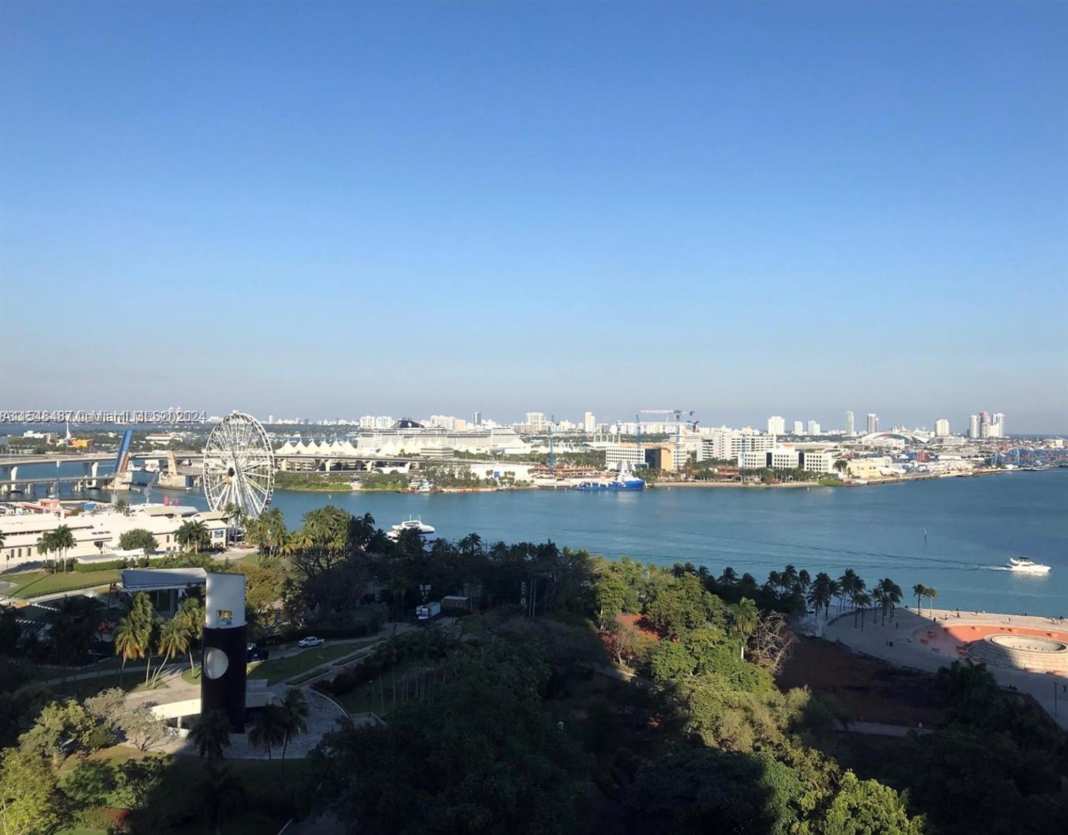 Unfurnished or partially furnished, 2BR+Den( Converted to a 3rd BD), 2 full Bath 1,322 SF apartment at 50 Biscayne w/direct EAST view & floor-to-ceiling windows from every room. Unit features spacious a split floor-plan, large bedrooms both w/ensuite & walk-in closets; open concept kitchen, living/dining rooms. Amenities include: 24-hour concierge, security & valet parking, infinity-edge pool & poolside cabanas, hot tub, formal & informal clubrooms with kitchen, billiards table, wet bar & media center, state-of-the-art fitness center, yoga/pilates room, sauna & steam rooms. Walking distance to Shops at Bayside, AAArena, lots of restaurants, Arsht Center, Whole Foods & Brickell. By car, 50 Biscayne is just 10 min from South Beach, 15 min. from Wynwood,  20 min. from the Miami Int'l Airport.