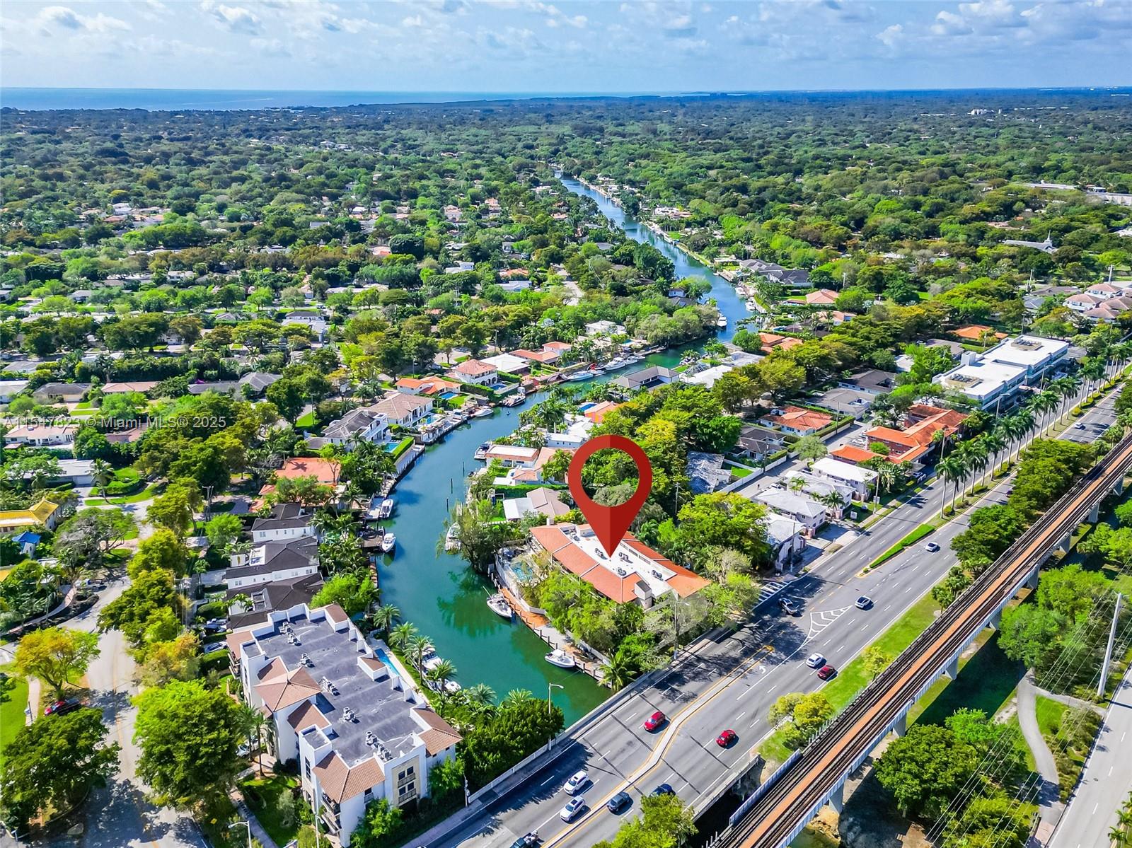 Canal views by the pool & social room
