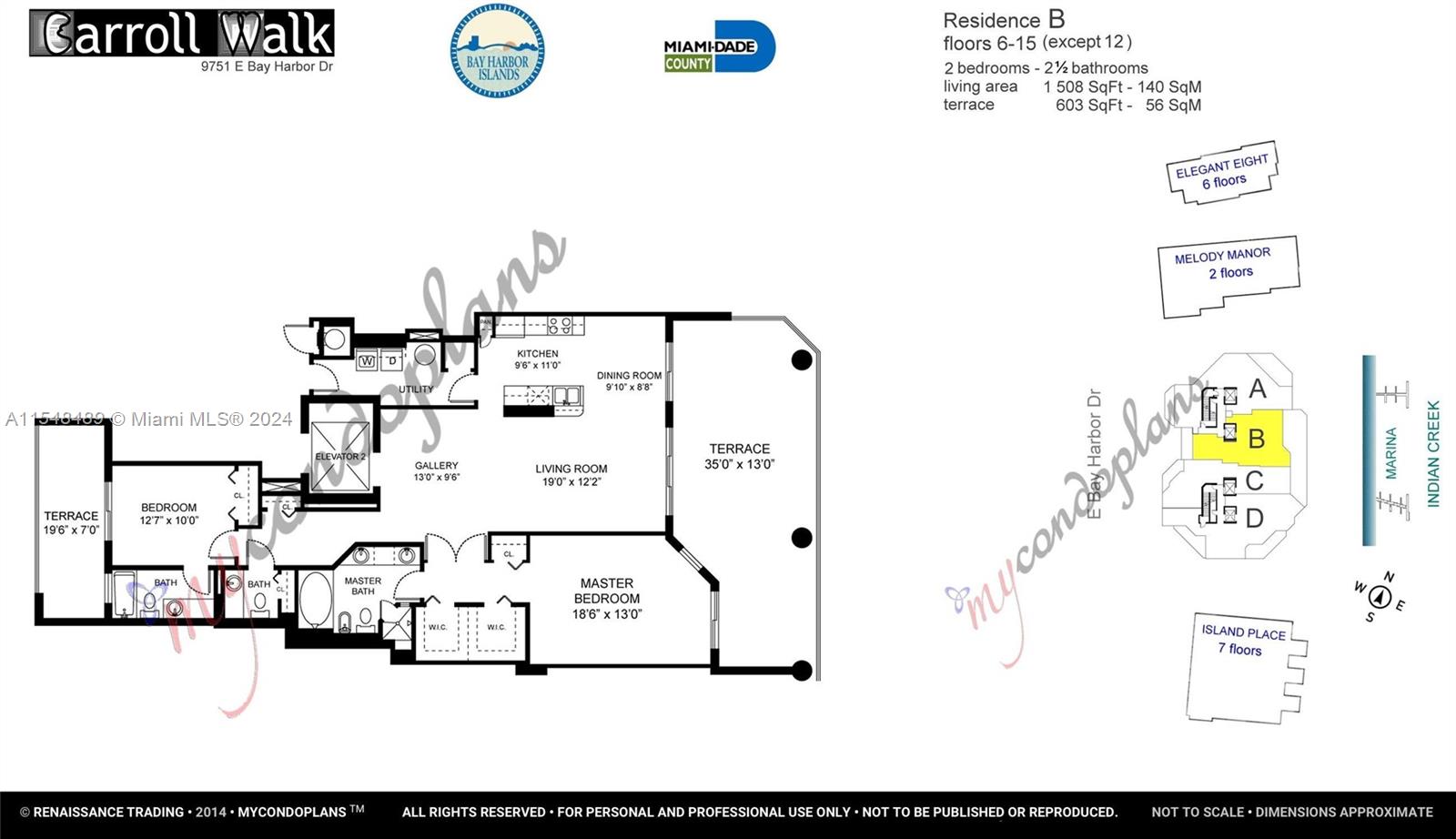 9751 Bay Harbor Dr, Bay Harbor Islands, FL, 33154 United States, 2 Bedrooms Bedrooms, ,2 BathroomsBathrooms,Residential,For Sale,Bay Harbor Dr,A11548489