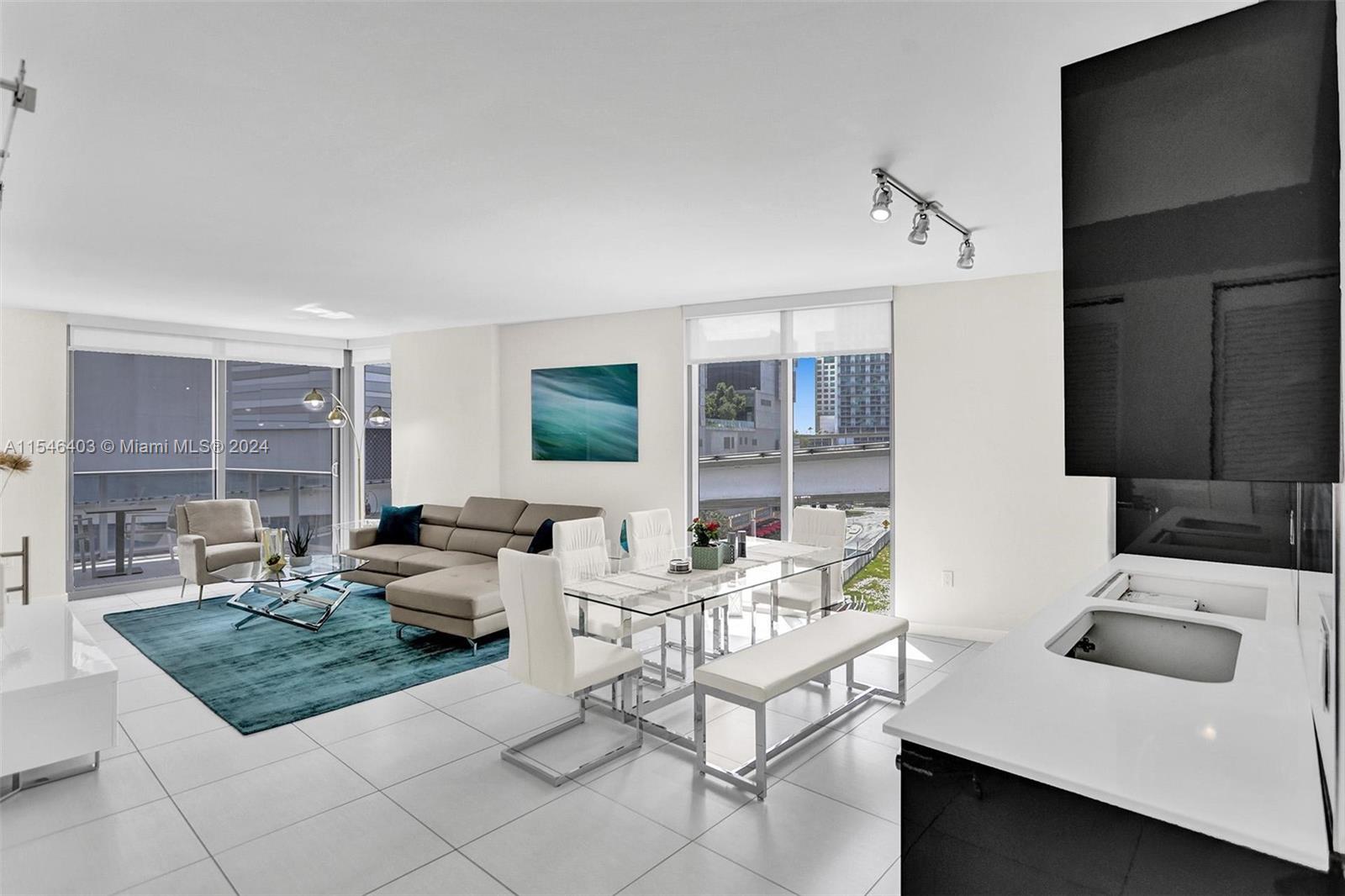 Welcome to Mybrickell, where luxury living meets urban convenience. This fully furnished, sophisticated, and modern corner unit is a testament to contemporary living at its finest. With 3 beds and 2 baths (den converted into a 3 bed) this unit offers both spaciousness and functionality. Italian kitchen, while floor-to-ceiling impact windows giving abundance of natural light. Walk-in closets, a washer/dryer, and day-to-night skyline views further enhance the convenience and comfort of this residence. 24/7 doorman security and valet parking is included for your peace of mind, outdoor relaxation area, a sparkling pool, a sky rooftop deck with a Jacuzzi, a party room, fully-equipped gym, a business center and a kids playroom for family enjoyment. Next to BCC, I95, metromover and Mery Brickell
