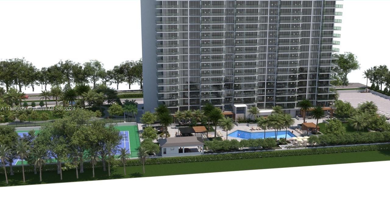 Rendering of NEW amenities deck