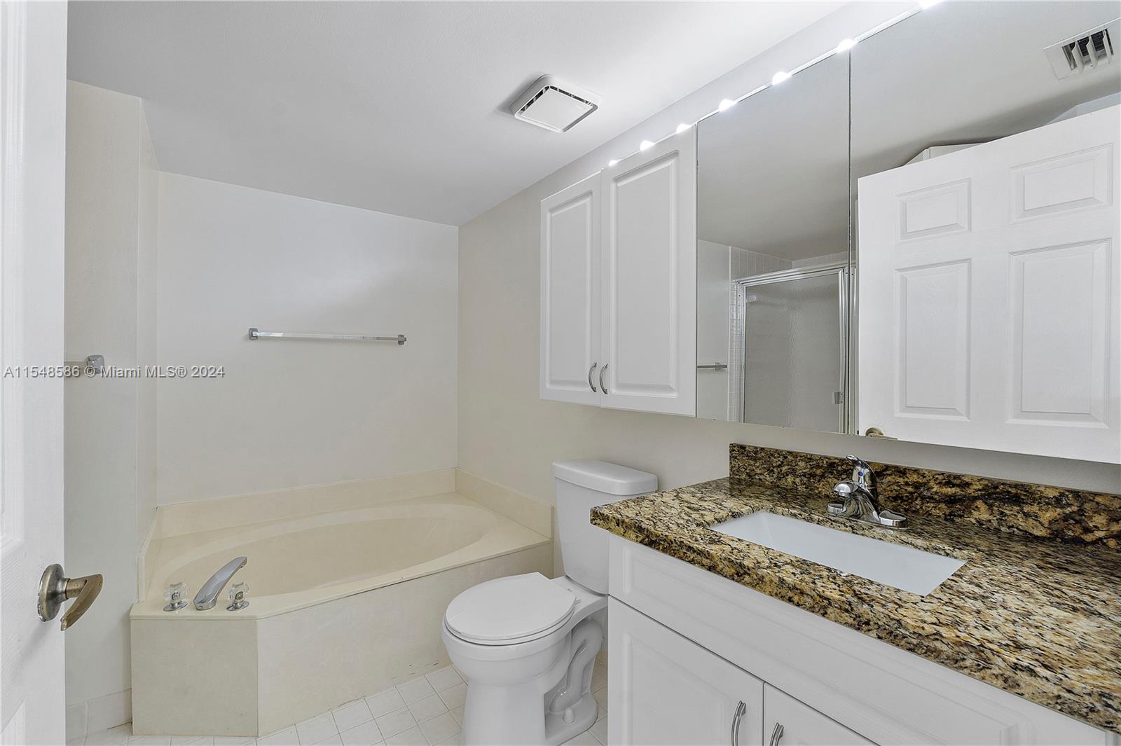 Master Bath separate Roman Tub  and Extra closets