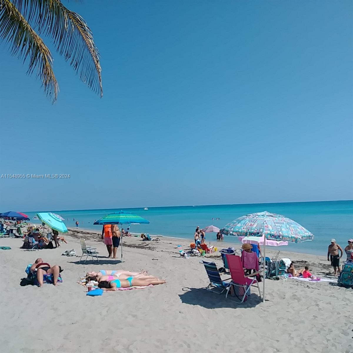 Beach across the street