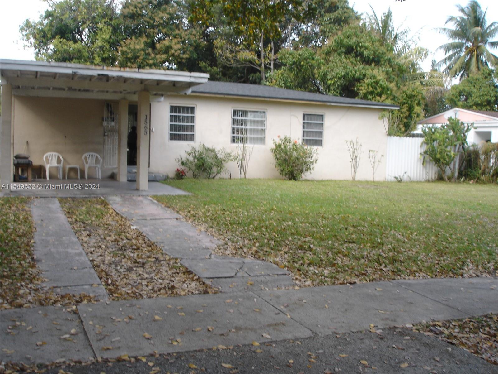 1565 127th St, North Miami, FL, 33167 United States, 3 Bedrooms Bedrooms, ,1 BathroomBathrooms,Residential,For Sale,127th St,A11549532