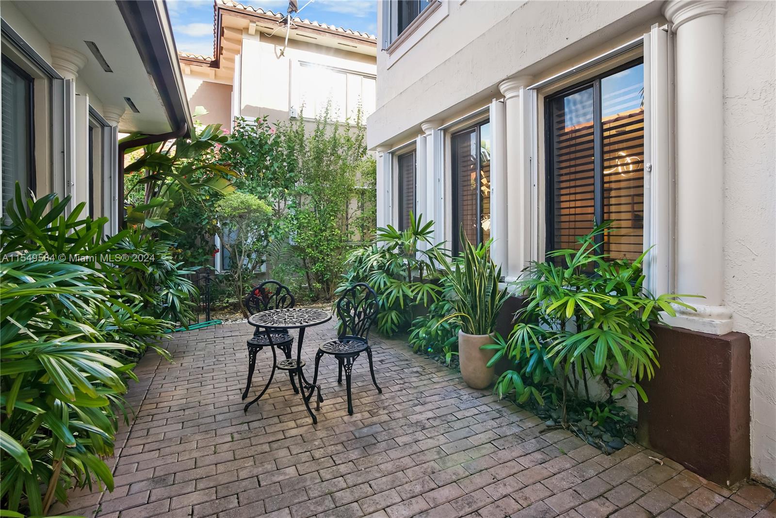 Side Yard between Guest House and Main Residence