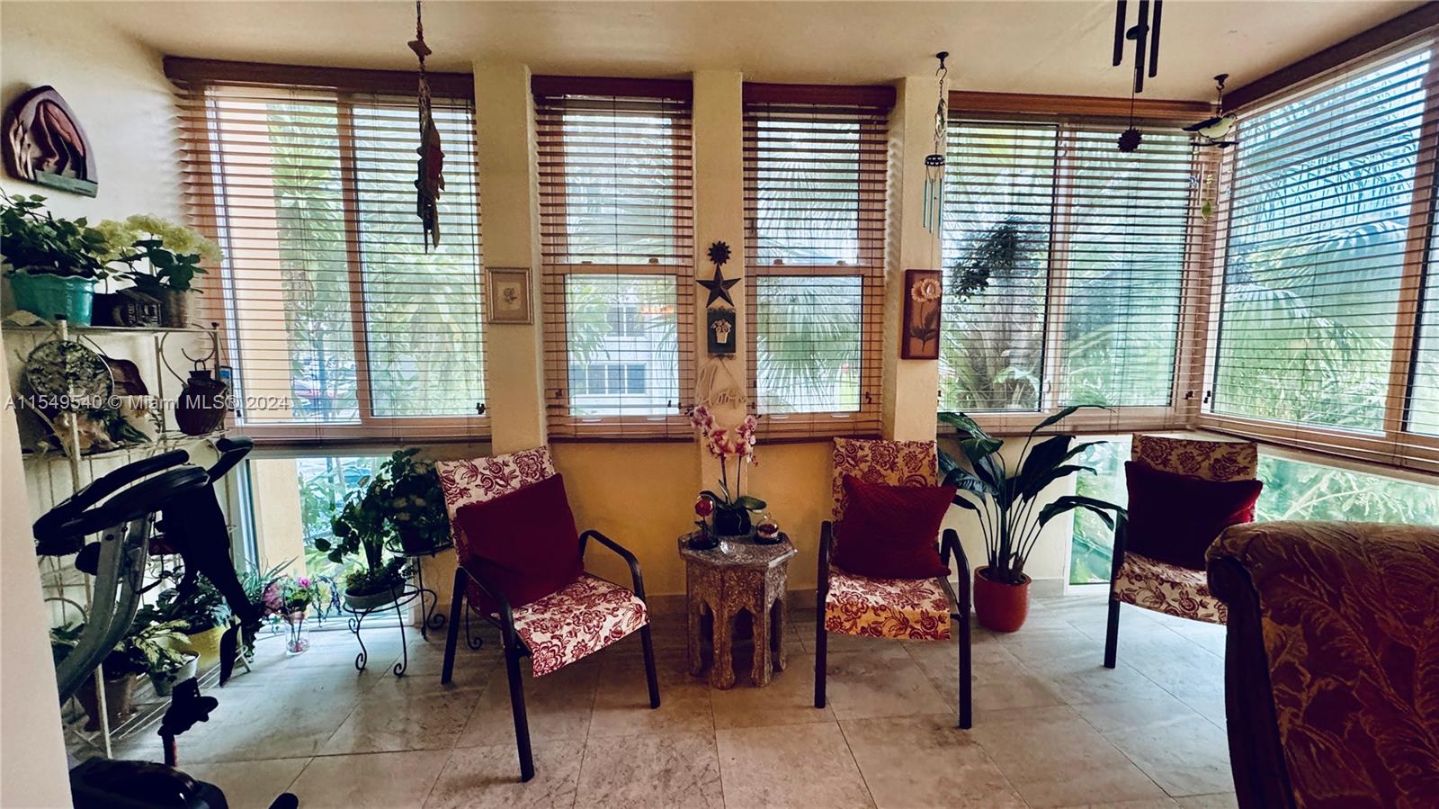 Sun Room/Den can be used as an office -- furniture is also for sale