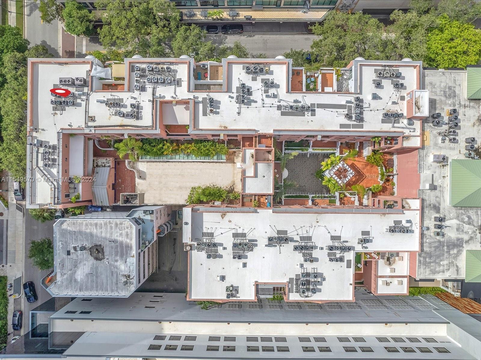 Building with interior sitting areas for residents to enjoy