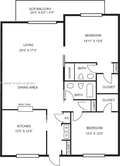 291 Hollybrook Dr, Pembroke Pines, FL, 33025 United States, 2 Bedrooms Bedrooms, ,2 BathroomsBathrooms,Residential,For Sale,Hollybrook Dr,A11549437