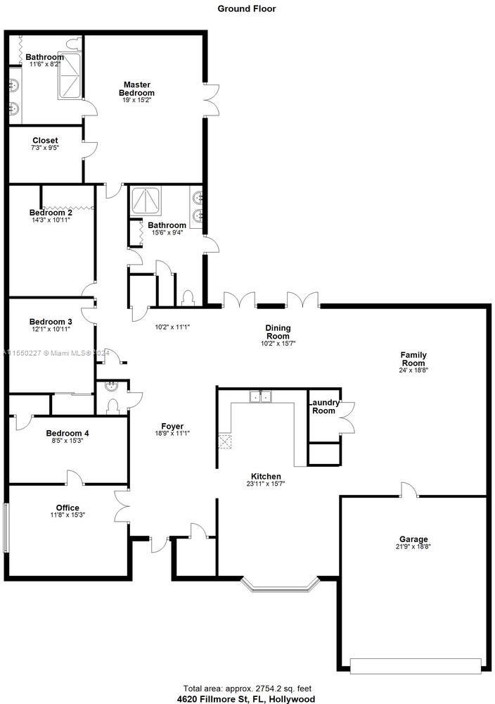 4620 Fillmore St, Hollywood, Florida 33021, 4 Bedrooms Bedrooms, ,2 BathroomsBathrooms,Residential,For Sale,4620 Fillmore St,A11550227