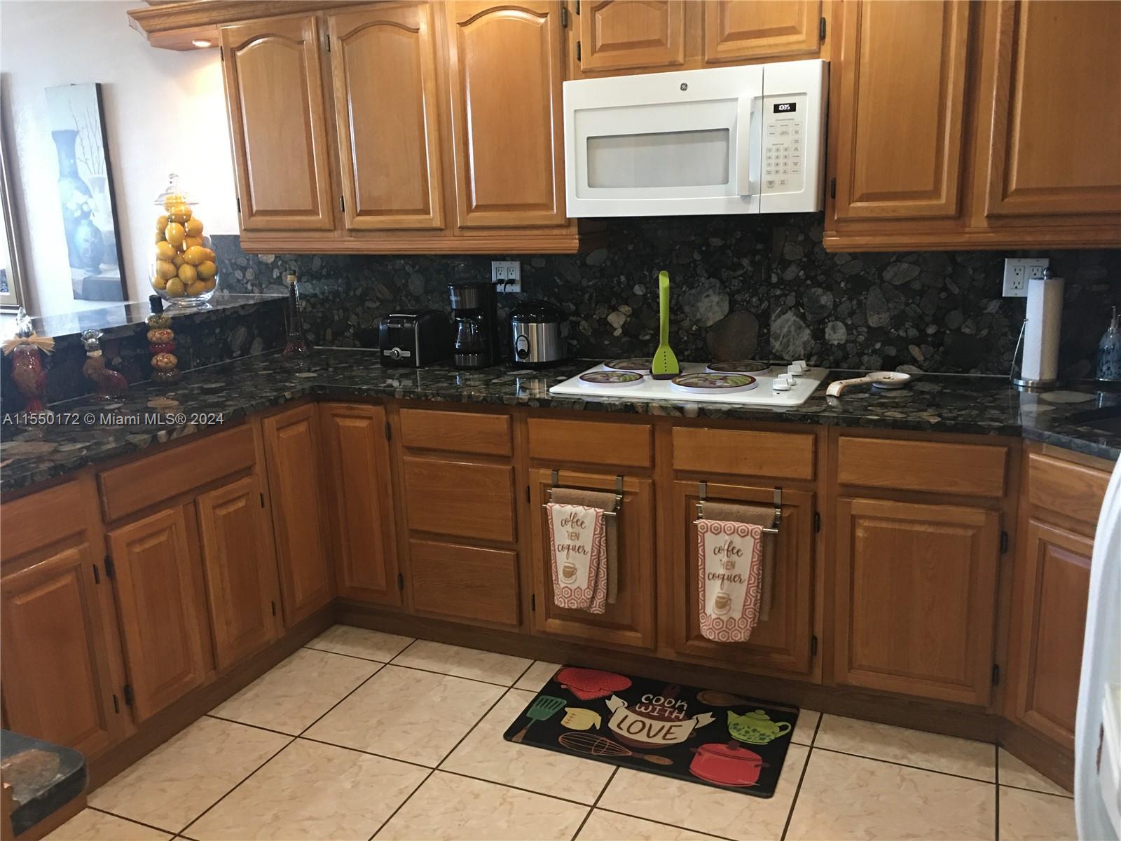 Counter Stove with Microwave