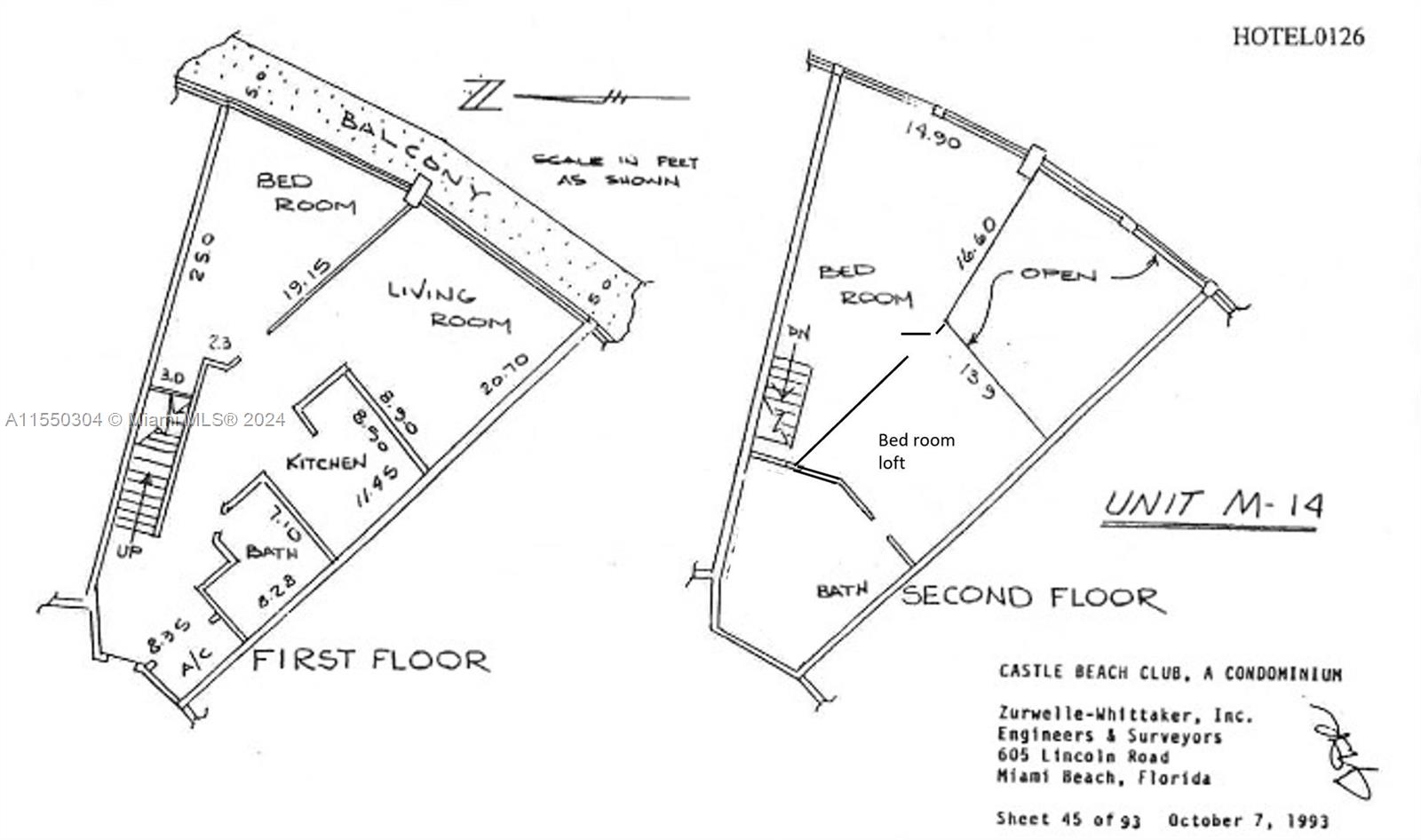5445 Collins Ave M14, Miami Beach, Florida 33140, 3 Bedrooms Bedrooms, ,2 BathroomsBathrooms,Residential,For Sale,5445 Collins Ave M14,A11550304