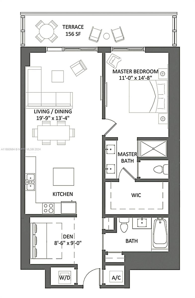 16385 Biscayne Blvd, North Miami Beach, FL, 33160 United States, 1 Bedroom Bedrooms, ,2 BathroomsBathrooms,Residential,For Sale,Biscayne Blvd,A11550564