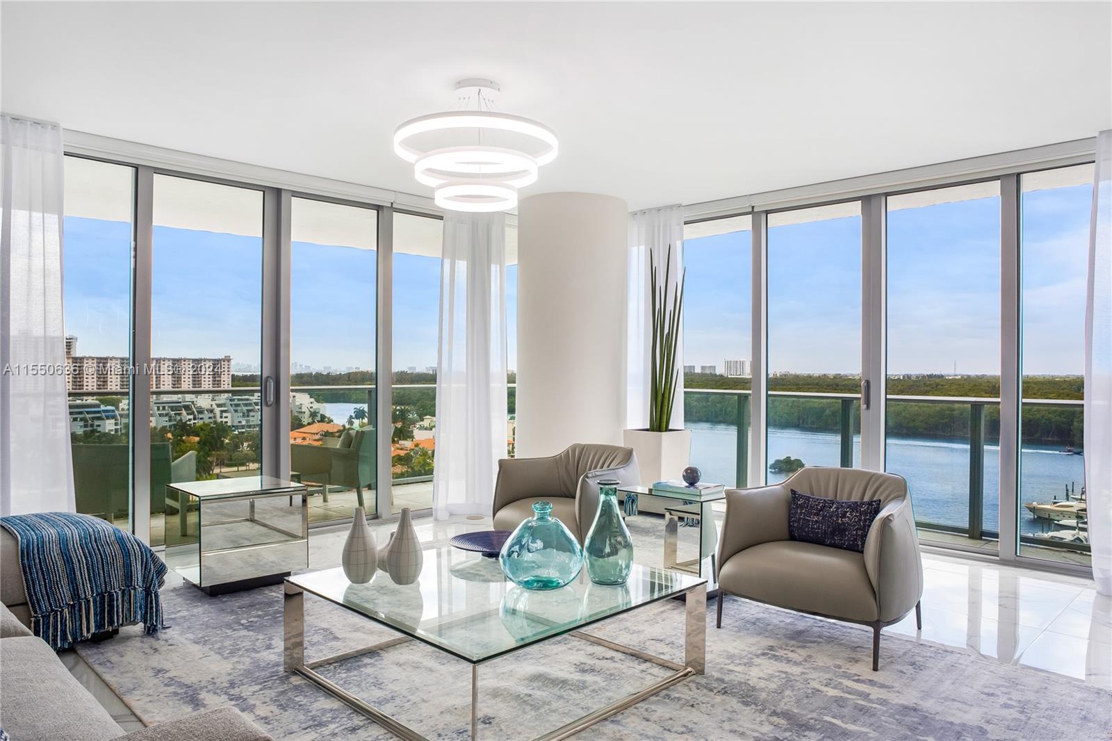 Upscale delight resort living unit at Parque Towers, a 2019 luxury building in Sunny Isles, one block from the beach. Surrounded by boutiques, stores, bistros, cafés and entertainment, it also offers physical fitness and wellness programs, professional housekeeping service, valet parking, a 6 star concierge, marina and private beach club. Amenities include a dedicated pool for kids, resistance pool and a poolside lounge. The unit has been upgraded with California closets, porcelain tiles, open kitchen, electric shades in the living room and blackout shades in the bedrooms. Enjoy breathtaking sunsets over Oleta Park and iconic sunrises overlooking the ocean.