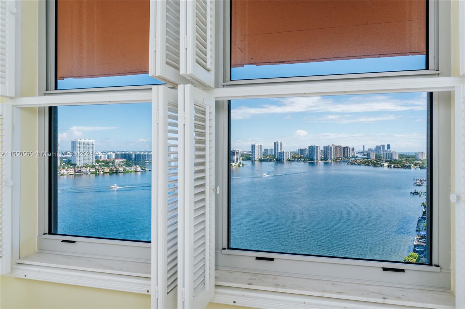 View from Guestroom, with shutters