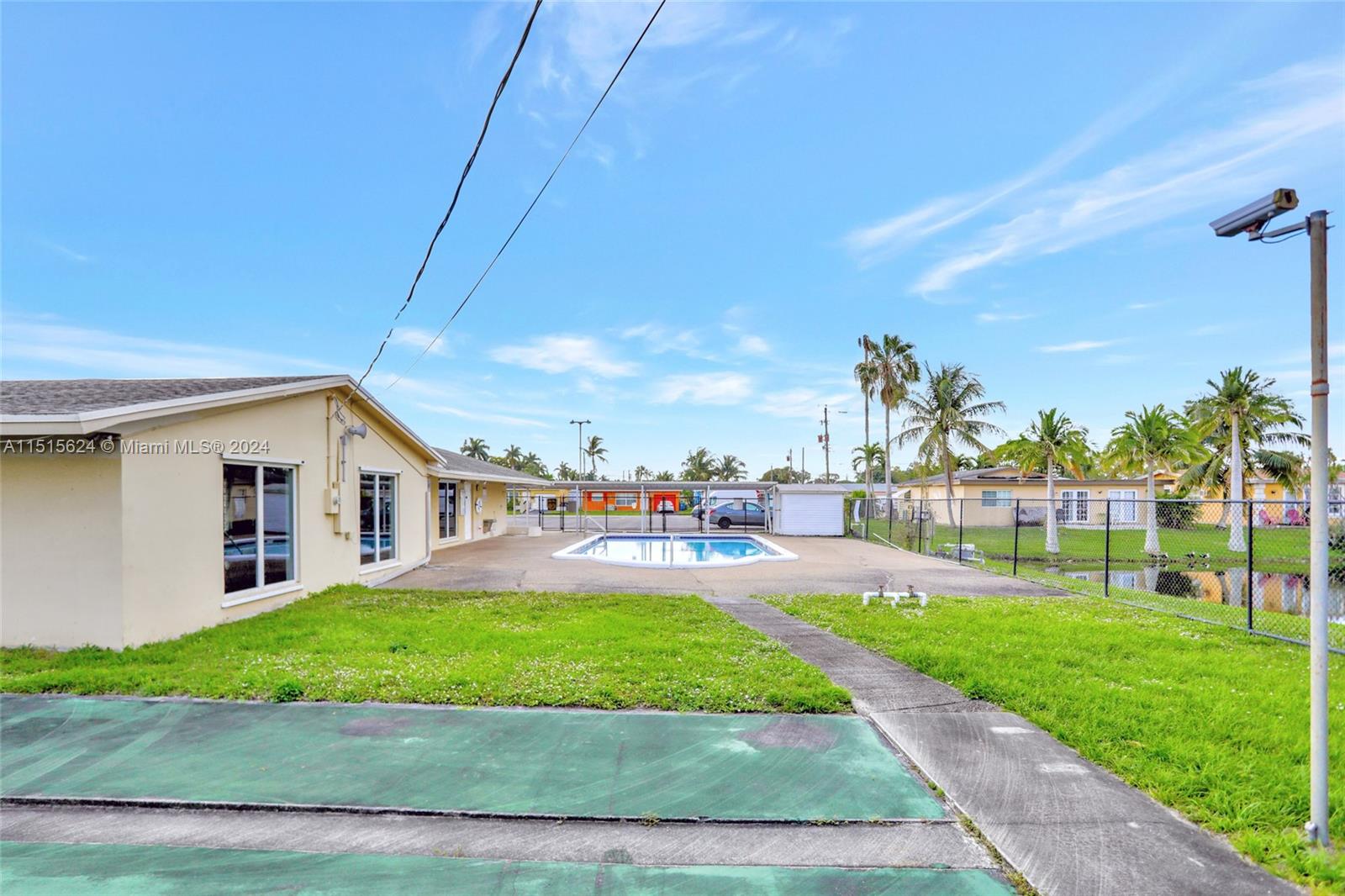 View of the community pool.