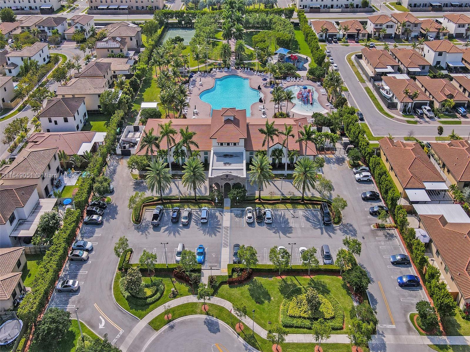 Aerial of club house