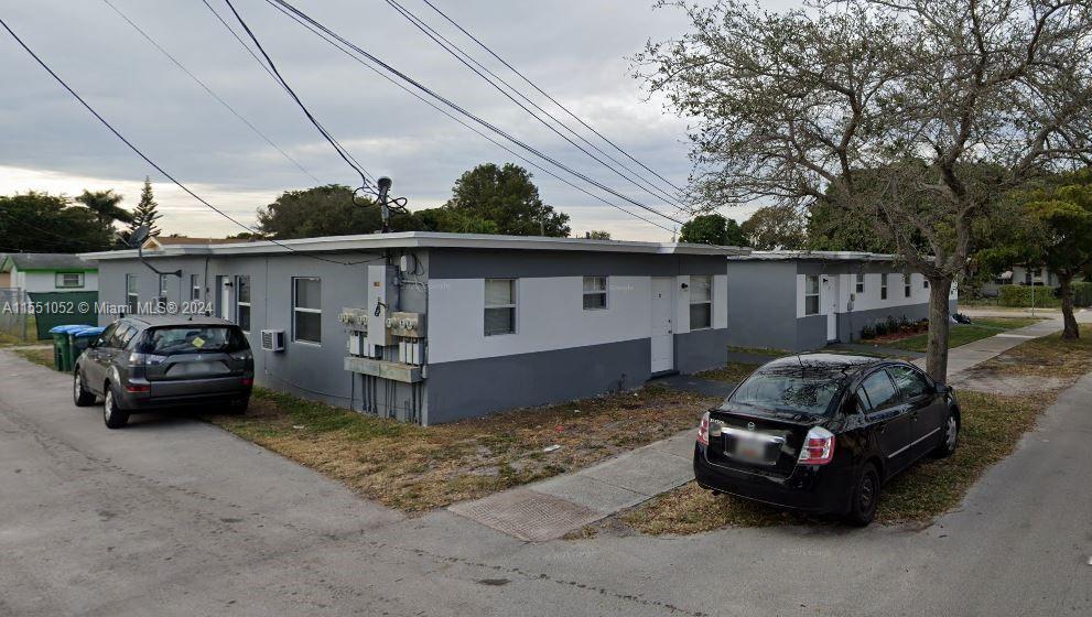 Rear of the building