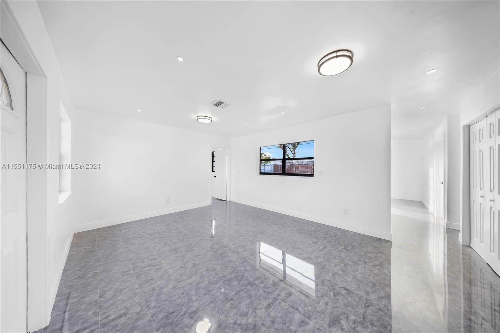 Living room staged
