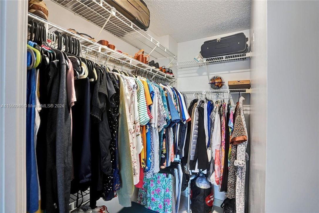 WALK-IN CLOSET IN MASTER SUITE