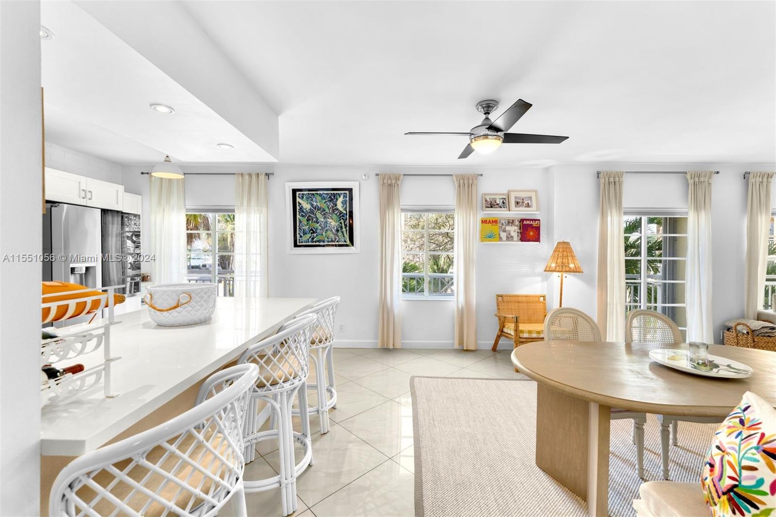 Kitchen and Living Room