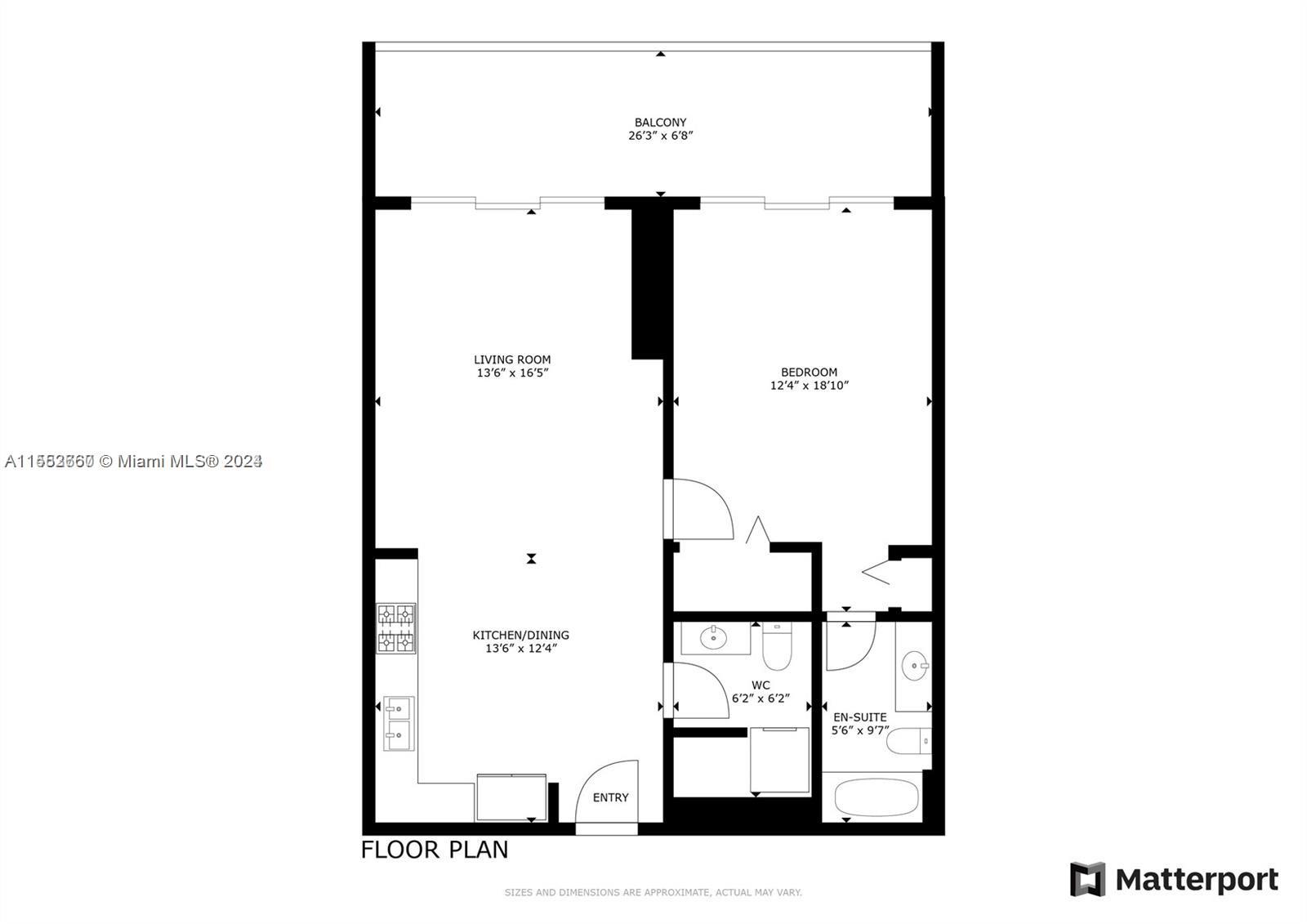 Miami, Florida 33137, 1 Bedroom Bedrooms, ,1 BathroomBathrooms,Residential,For Sale,A11552660