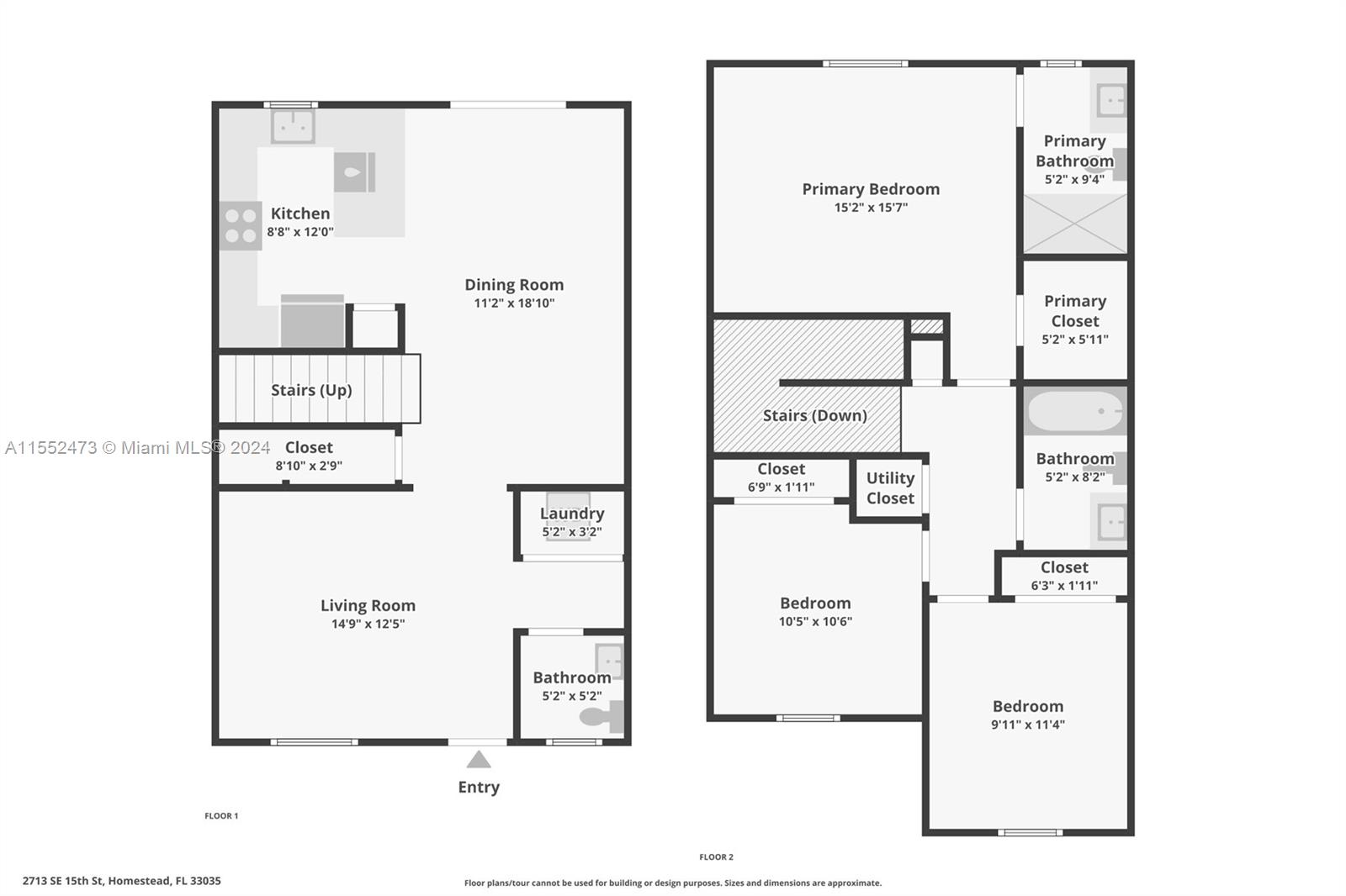 2713 SE 15th St 1509, Homestead, Florida 33035, 3 Bedrooms Bedrooms, ,2 BathroomsBathrooms,Residential,For Sale,2713 SE 15th St 1509,A11552473