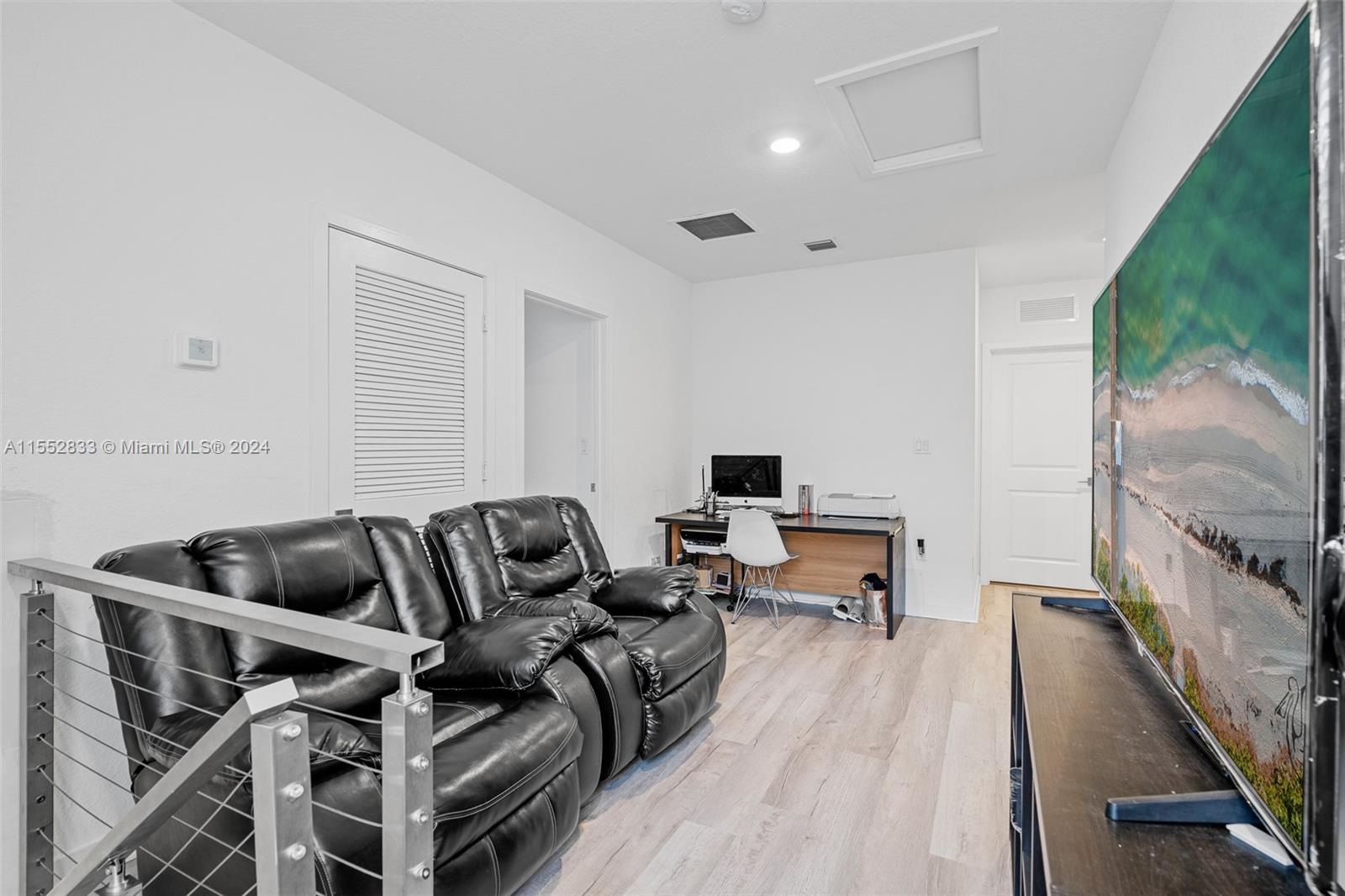 Second floor entry/ den